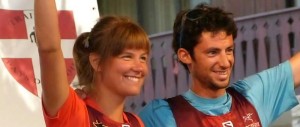 Emelie Forsberg y Kilian Jornet (Foto: ISF)